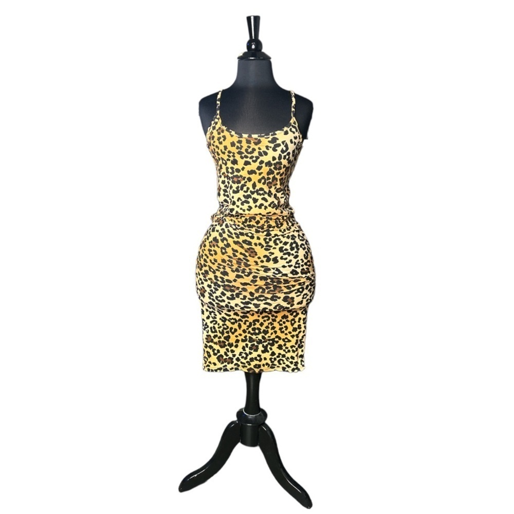 Fashion Nova Cheetah Print Dress
